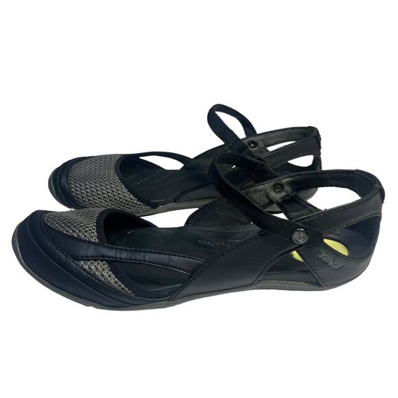 Teva Shoes - TEVA NORTHWATER SPORT Flats Mesh Comfort Shoes Black Gray  Women’s Size 9